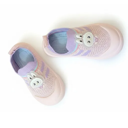 Pink & Purple Kids’ Slip-On Sneakers